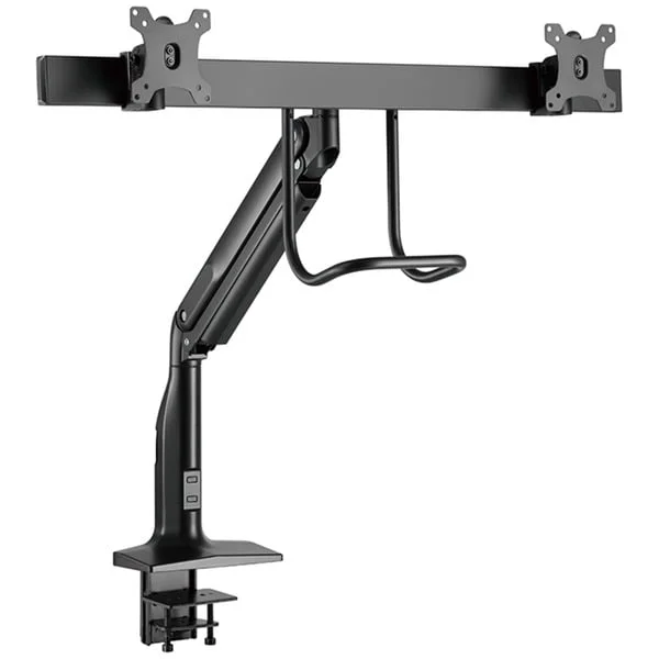 HAGOR Gasliftarm Dual, Monitorhalterung (schwarz)