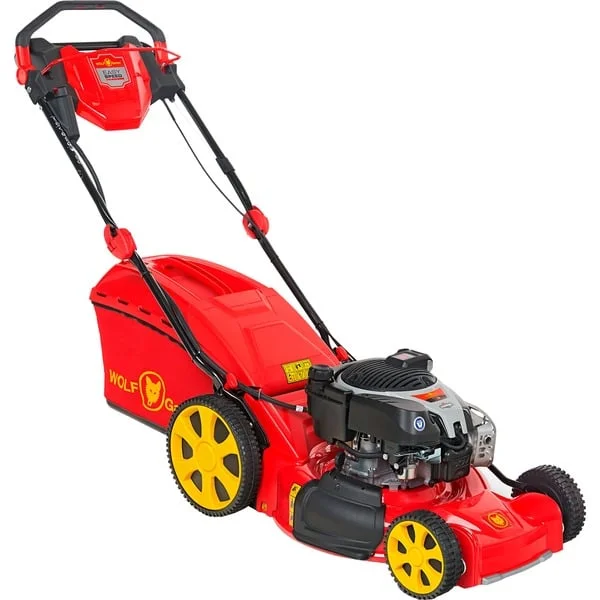 WOLF-Garten Benzin-Rasenmäher A 460 A SP HW IS, 46cm (rot/gelb, mit 1-Gang Radantrieb Easy-Speed)