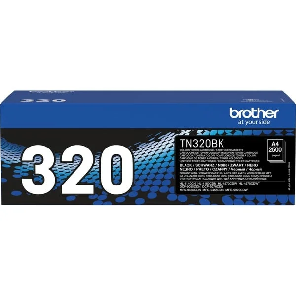 Brother Toner schwarz TN320BK (schwarz, Retail)