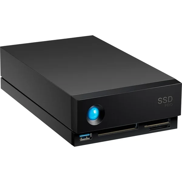 LaCie 1big Dock SSD Pro 2TB, Externe SSD (schwarz, Thunderbolt 3)