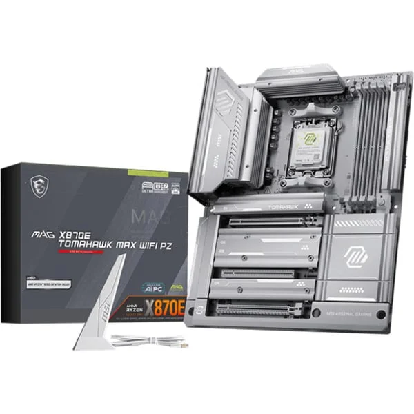 MSI MAG X870E TOMAHAWK MAX WIFI PZ, Mainboard (weiß)