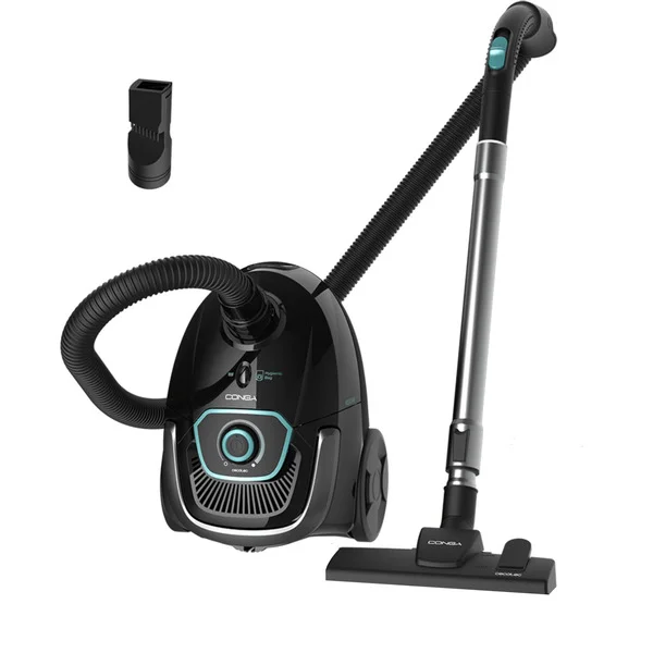 Cecotec Conga Powerbag 2500 Compact Plus, Bodenstaubsauger (schwarz)