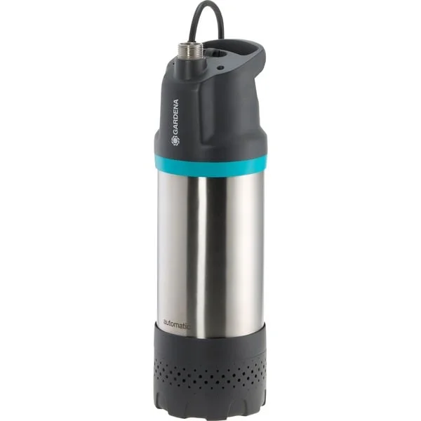 GARDENA Tauch- / Druckpumpe 5900/4 inox automatic (schwarz/edelstahl, 900 Watt)