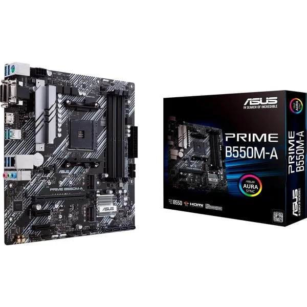 ASUS PRIME B550M-A/CSM, Mainboard (schwarz/silber)