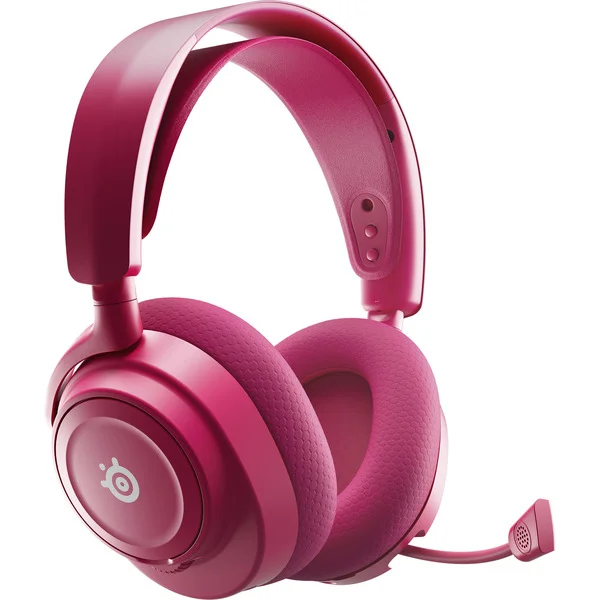 SteelSeries Arctis Nova 7 Wireless Gen 2, Gaming-Headset (magenta, Bluetooth, 2.4 GHz-USB-Dongle, (optimiert für PC))