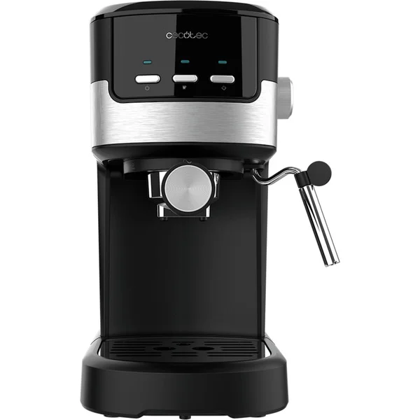 Cecotec Power Espresso 20 Pecan, Espressomaschine (blauschwarz/edelstahl, 1100 Watt)