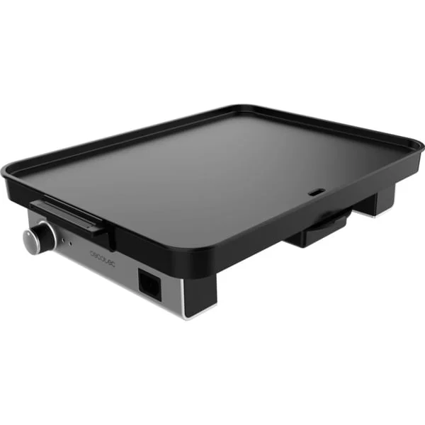 Cecotec Tischgrill Magnet 1800, Elektro-Grillplatte (schwarz/silber, 1.800 Watt)