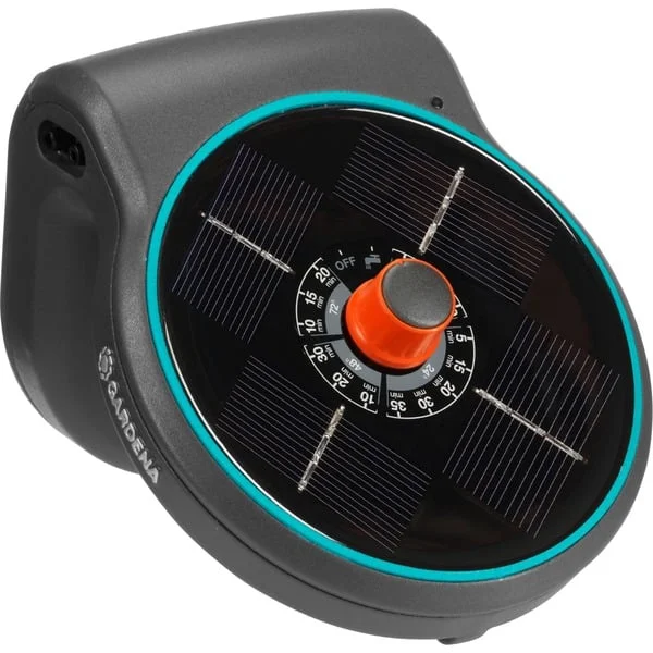 GARDENA Solar-Bewässerung AquaBloom Set, Bewässerungssteuerung (grau, für bis zu 20 Pflanzen)