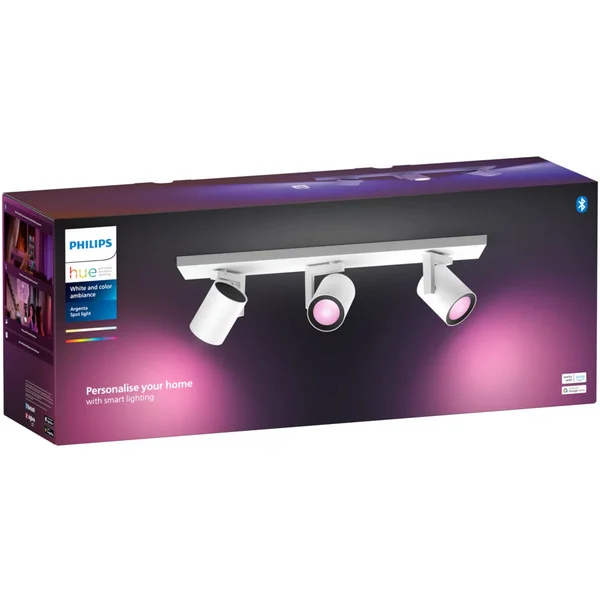 Philips HUE White & Color Ambiance Argenta 3er-Spot, LED-Leuchte (weiß)