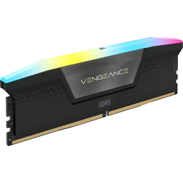 Corsair DIMM 16 GB DDR5-5200, Arbeitsspeicher (schwarz, CMH16GX5M1B5600C40, Vengeance RGB, INTEL XMP)