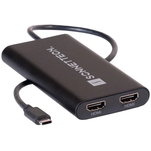 Sonnet USB-C to Dual 4K 60Hz HDMI Adapter, Dockingstation (USB-C, 2x HDMI)