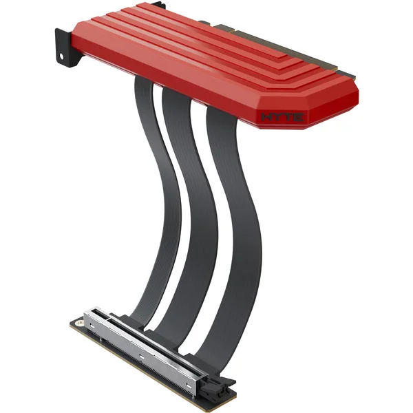 HYTE PCIe 5.0 Hyper Riser, Verlängerungskabel (rot/schwarz, 20cm)