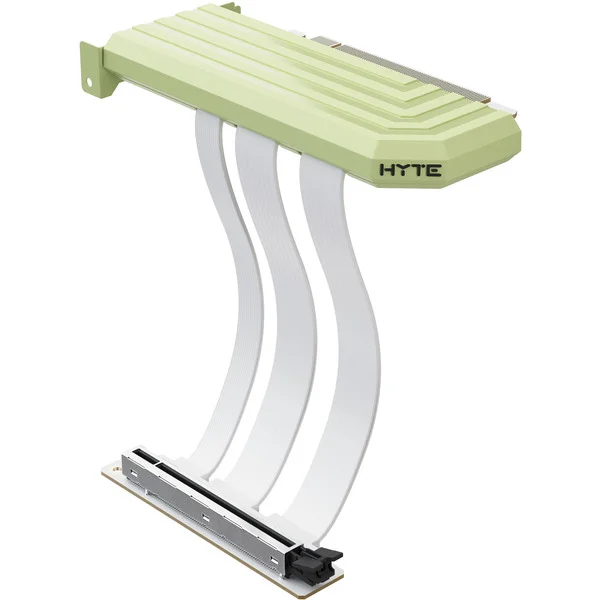 HYTE PCIe 5.0 Hyper Riser, Verlängerungskabel (grün/weiß, 20cm)