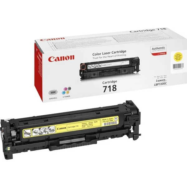 Canon Toner gelb CRG-718Y (Retail)