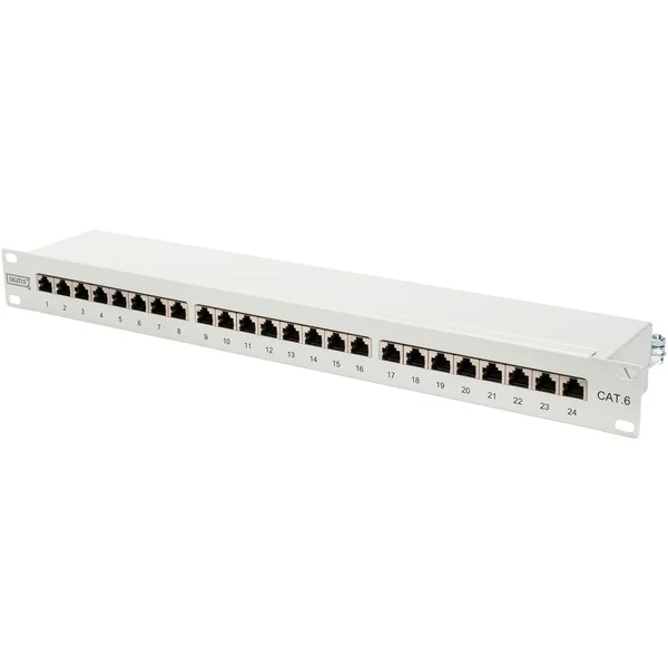 Digitus Patchpanel DN-91624S (hellgrau, 19", Cat.6 STP, Retail)