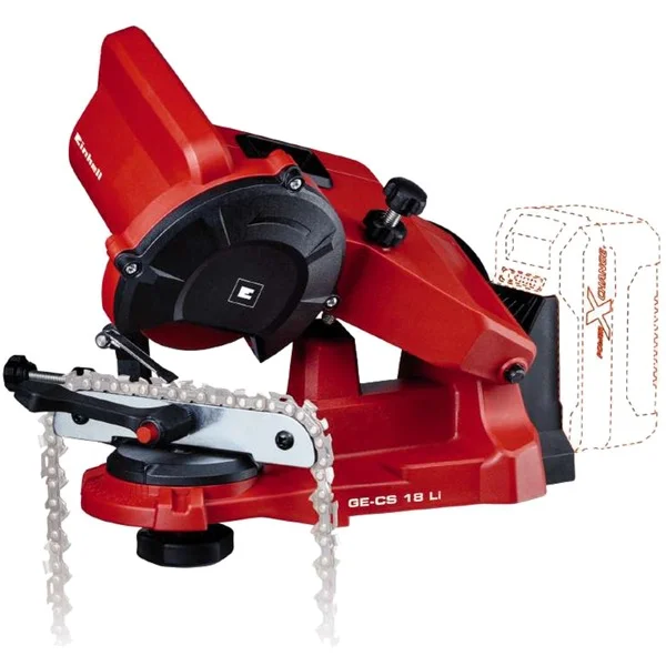 EINHELL Power X-Change Akku-Sägeketten-Schärfgerät GE-CS 18 Li-Solo, 18Volt (rot/schwarz, ohne Akku und Ladegerät)