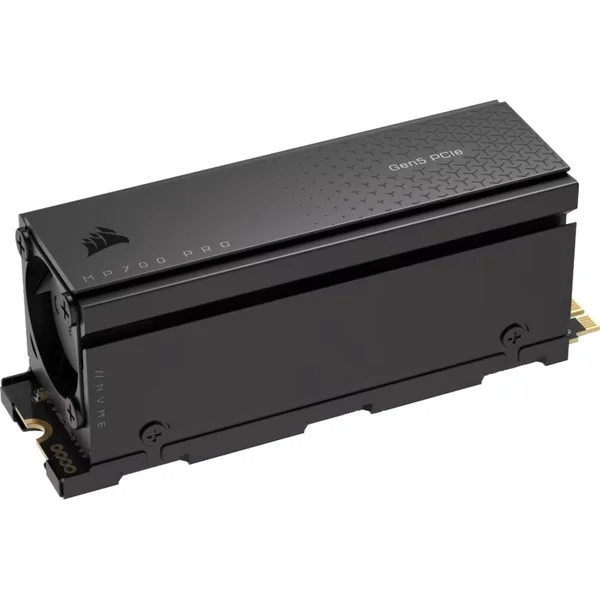 Corsair MP700 PRO 2 TB, SSD (schwarz, PCIe 5.0 x4 | NVMe 2.0 | M.2 2280, mit Luftkühler)