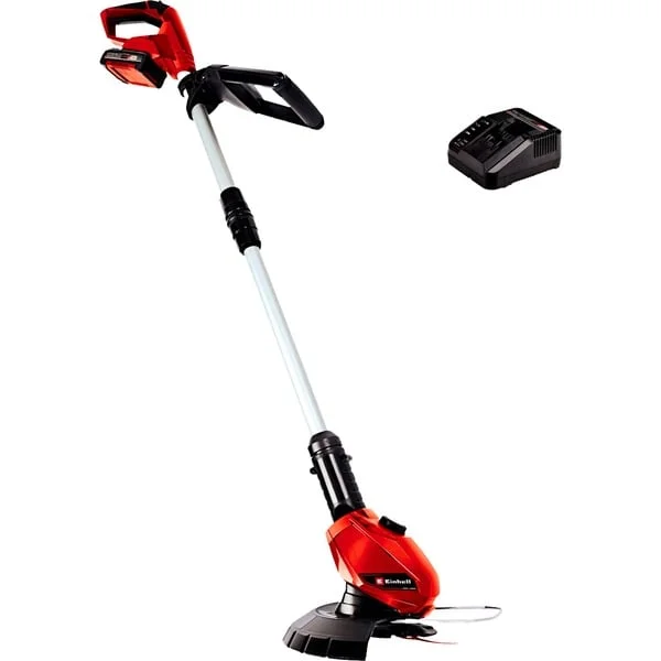 EINHELL Power X-Change Akku-Rasentrimmer GE-CT 18Li Kit, 18Volt (rot/schwarz, Li-Ionen Akku 2,0Ah)