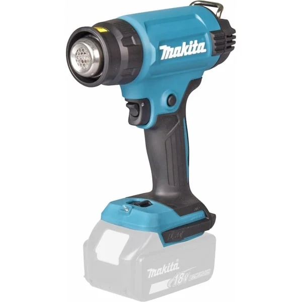 Makita Akku-Heißluftgebläse DHG181ZK, 18Volt (blau/schwarz, ohne Akku und Ladegerät, im Koffer)