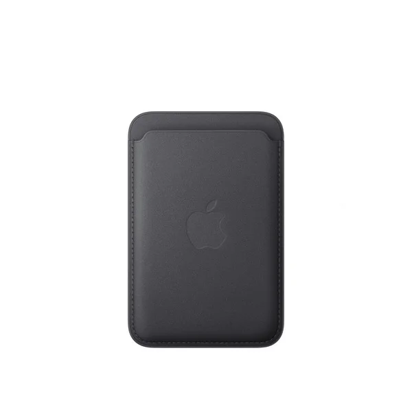 Apple Feingewebe Wallet mit MagSafe, Handyhülle (schwarz, iPhone)