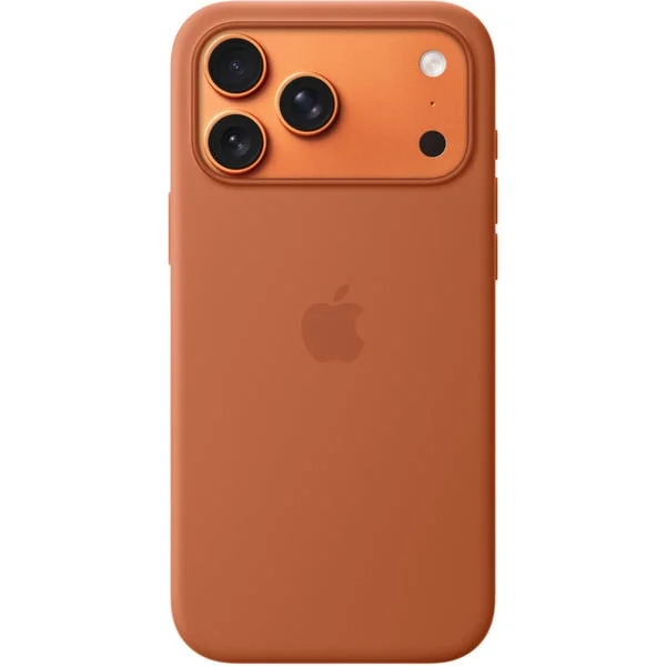 Apple Silikon Case mit MagSafe, Handyhülle (braun, iPhone 17 Pro Max)