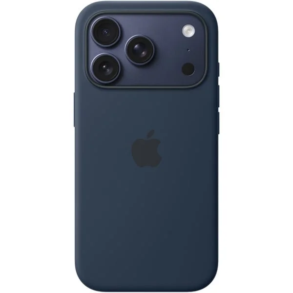 Apple Silikon Case mit MagSafe, Handyhülle (dunkelblau, iPhone 17 Pro)