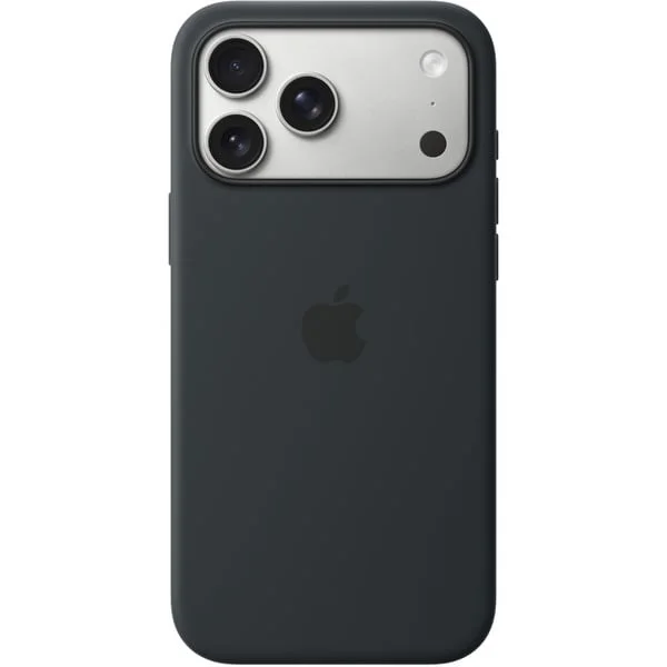 Apple Silikon Case mit MagSafe , Handyhülle (schwarz, iPhone 17 Pro Max)