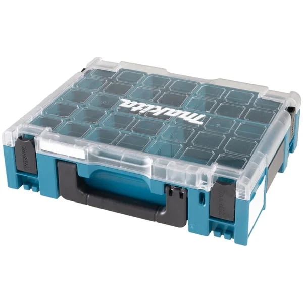 Makita MAKPAC-Organizer 191X80-2, Koffer (blau/transparent, i)