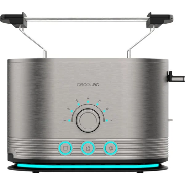 Cecotec Toaster Shine&Toast Double (edelstahl, 850 Watt, für 2 Scheiben Toast)