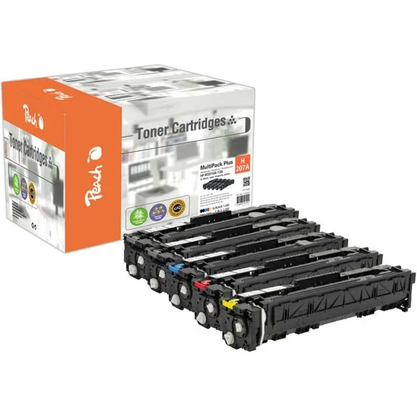 Peach Toner Spar Pack Plus PT1160 (kompatibel zu HP 207A)