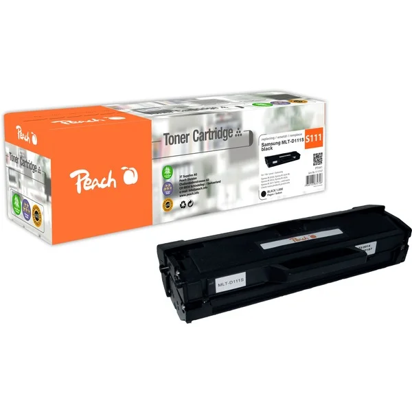 Peach Toner schwarz 111747 (kompatibel zu Samsung MLT-D111S/ELS (SU810A))