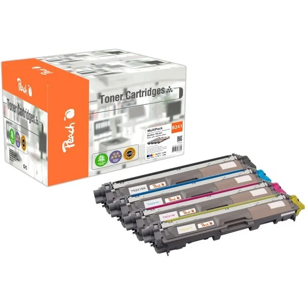 Peach Toner Spar Pack 112154 (kompatibel zu Brother TN-241)
