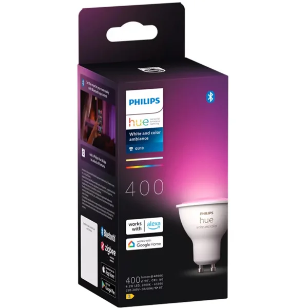 Philips HUE White & Color Ambiance GU10 Smarter Spot 400 lm, LED-Lampe
