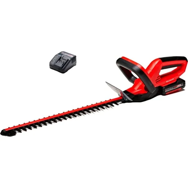 EINHELL Power X-Change Akku-Heckenschere GC-CH 1846 Li, 18Volt (rot/schwarz, Li-Ionen Akku 2,0Ah)