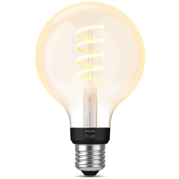 Philips HUE White Ambiance E27 Filament Lampe E27 Globe 550 lm, LED-Lampe