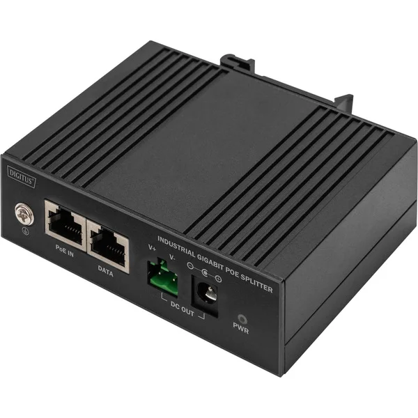 Digitus Gigabit Ethernet PoE Splitter, Industrial, 60 W, PoE-Splitter