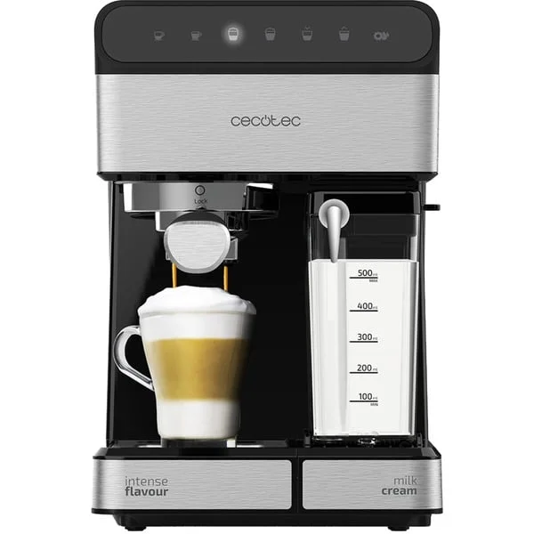 Cecotec Power Instant-ccino 20 Touch Serie Nera, Espressomaschine (schwarz/edelstahl (gebürstet))