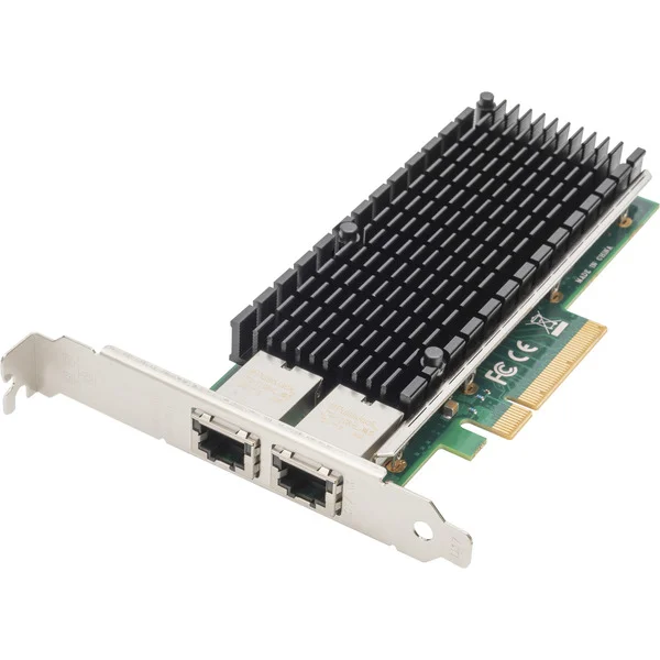 Digitus 2-Port 10 Gigabit Ethernet, LAN-Adapter