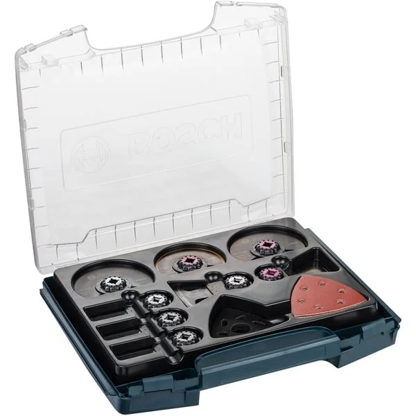 Bosch Professional Starlock-Zubehöre in i-BOXX Pro, 34-teilig, Set (blau)