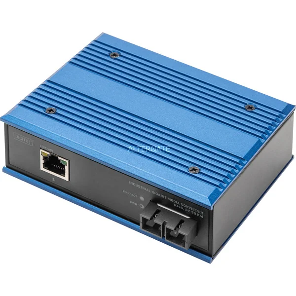 Digitus Industrieller Gigabit Medienkonverter RJ45, SC 20 km