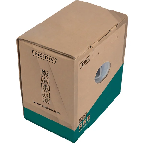 Digitus Professional Cat.7 S/FTP Verlegekabel Maxflex simplex, Dca (weiß, 305 Meter Box)