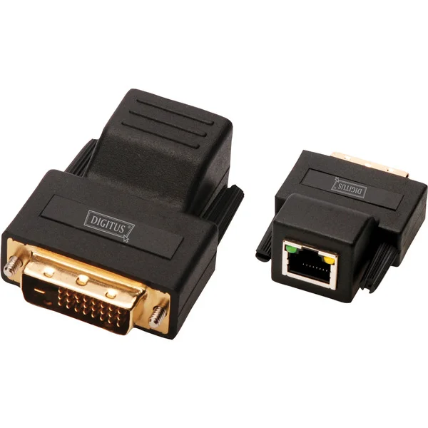 Digitus DVI Extender über CAT5 / CAT6, Adapter