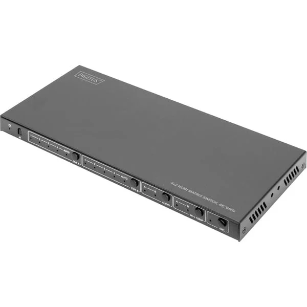 Digitus 4K HDMI Switch, 4x2 (grau, 4K/60Hz)