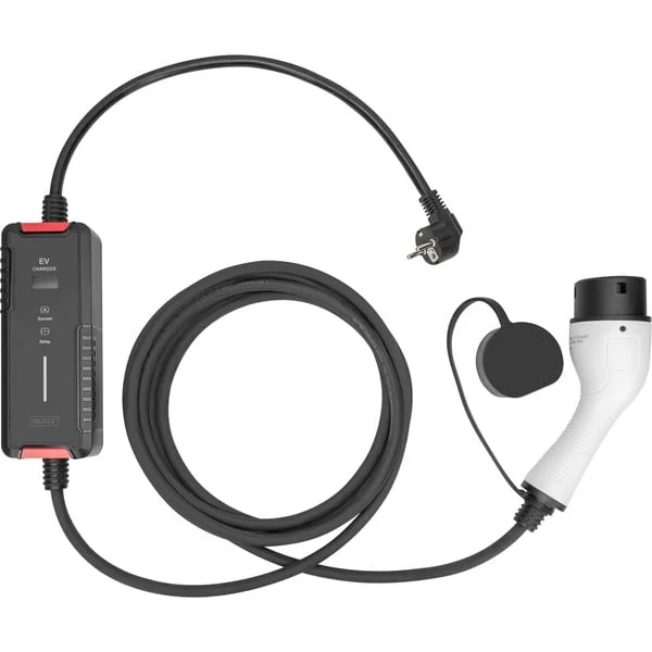 Digitus EV Ladegerät für Haushaltssteckdose (schwarz/weiß)