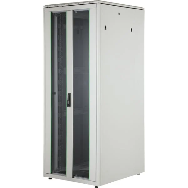 Digitus Netzwerkschrank Unique Serie - 800x1000 mm (BxT), IT-Schrank (hellgrau, 42 Höheneinheiten)