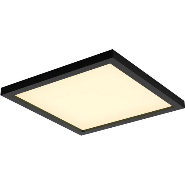 Philips HUE White Ambiance Aurelle quadratische Panelleuchte, LED-Leuchte (schwarz, inkl. Dimmschalter)