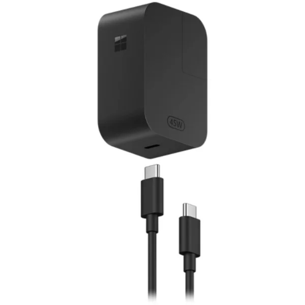 Microsoft Surface 45 W USB-C-Wandladegerät (schwarz)
