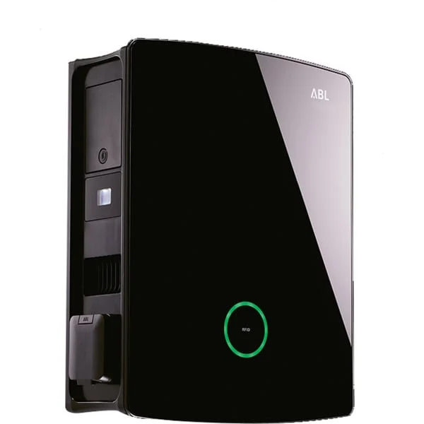 ABL E-Mobility Wallbox eM4 Twin, Controller reev ready, 22kW (schwarz, 3-phasig, WLAN, Bluetooth, LTE, MID-Energiezähler)