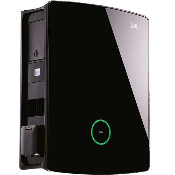 ABL E-Mobility Wallbox eM4 Twin, Extender reev ready, 22kW (schwarz, 3-phasig, WLAN, Bluetooth, LTE, MID-Energiezähler)