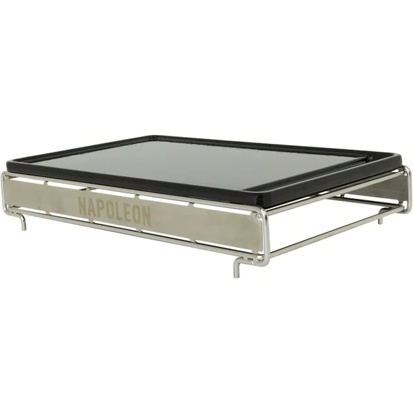 Napoleon Gusseisen Grillplatte 56082 für Sizzle Zone, groß (schwarz, inkl. Rahmen)